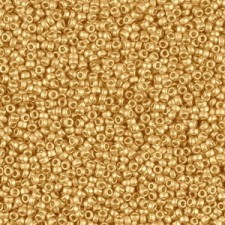 Miyuki rocailles Perlen 15/0 - 24KT Light Gold plated 15-193